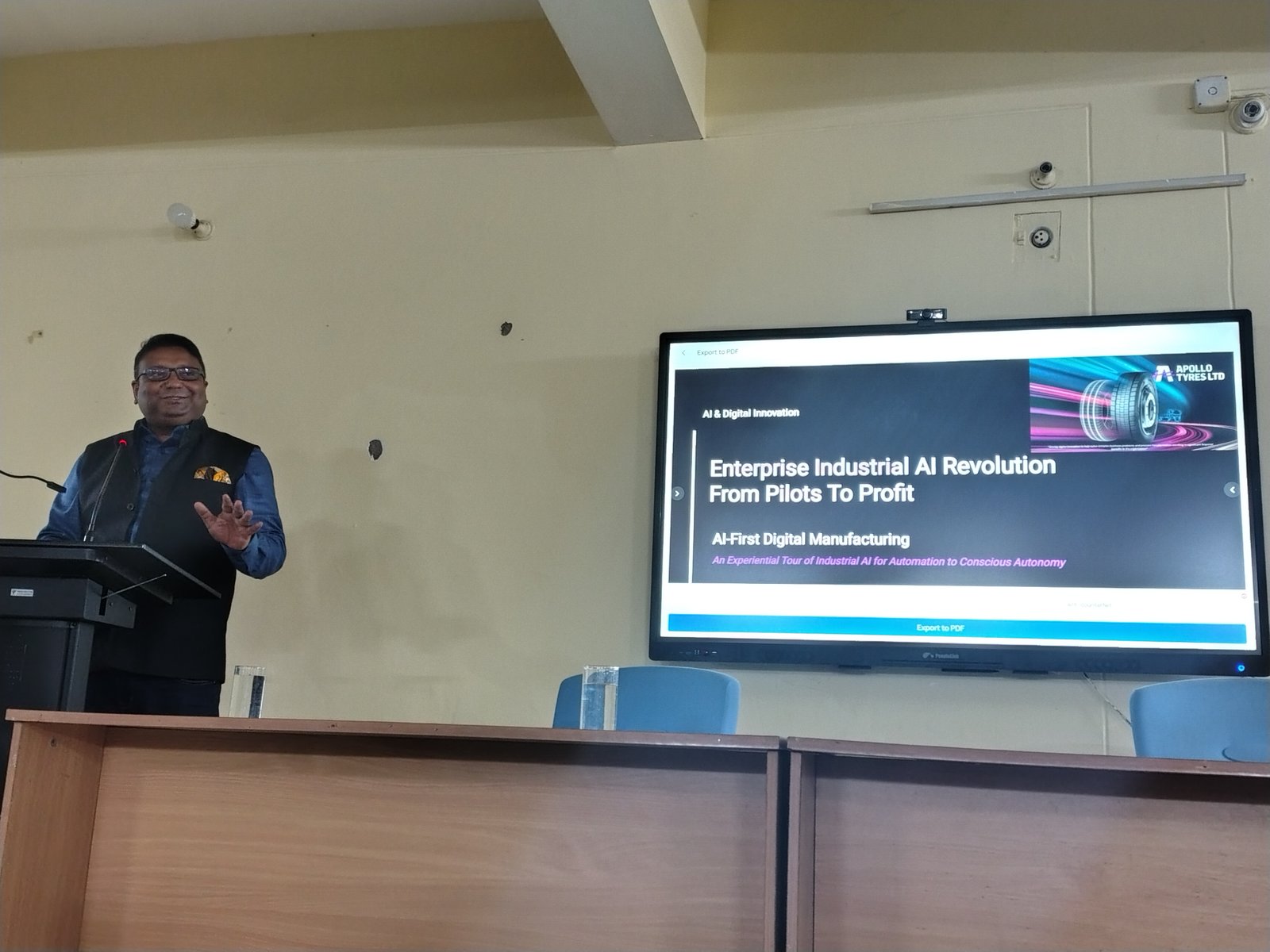 From Pilots to Profit: Startup Jharkhand and IMS Ranchi University Host Special Lecture on Enterprise AI with Apollo Tyres' Global Leader